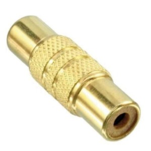 GBC-29.1332.05 Μούφα 1RCA Θηλυκό - 1RCA Θηλυκό Επίχρυσος Αντάπτορας 3τμχ Αντάπτορς Onetrade